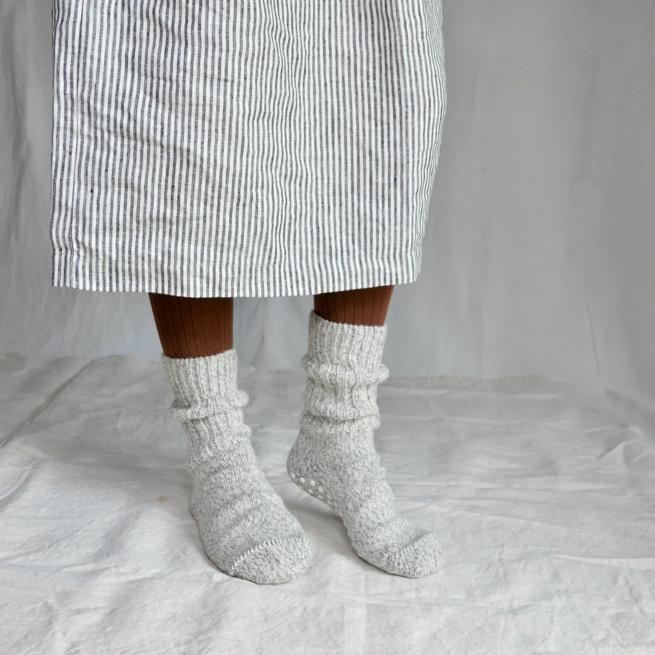 Grippy Chunky Norwegian Wool Socks - Organic Merino (Adults 36-43) *Returning 2025