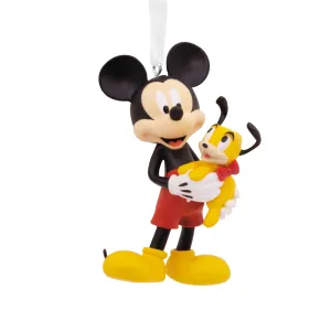 Hallmark Christmas Ornament - Disney Mickey Mouse Holding Puppy