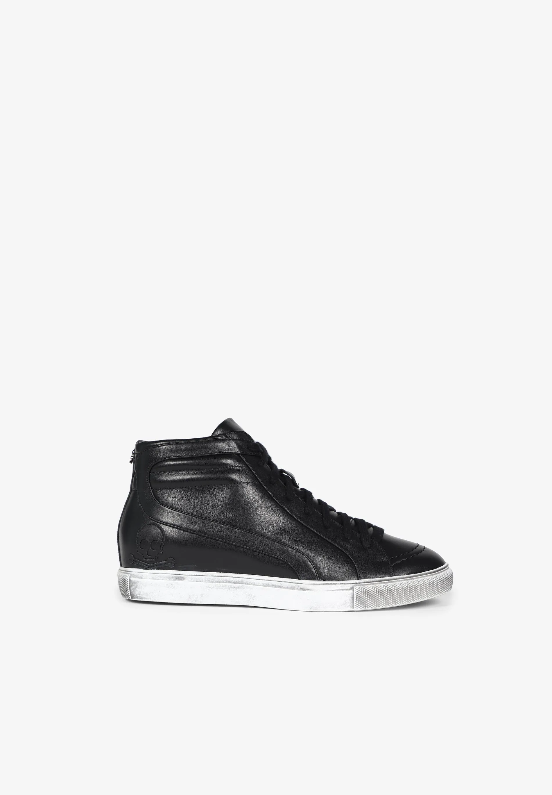 HIGH TOP LEATHER SNEAKERS