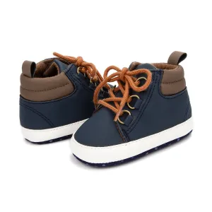 High-top Soft Soled Baby Shoes for 0-1 Years Old Toddler