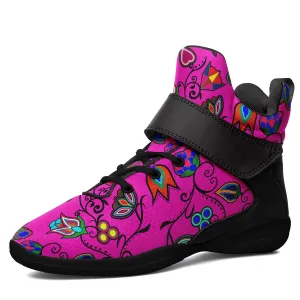 Indigenous Paisley Ipottaa Basketball / Sport High Top Shoes - Black Sole