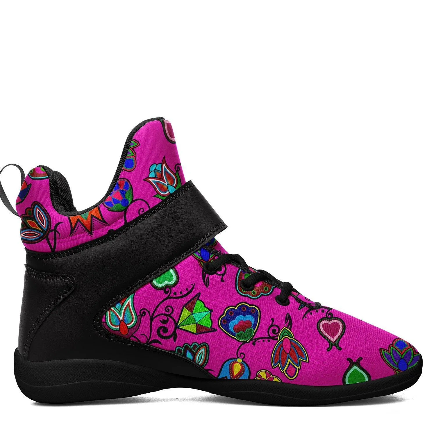 Indigenous Paisley Kid's Ipottaa Basketball / Sport High Top Shoes