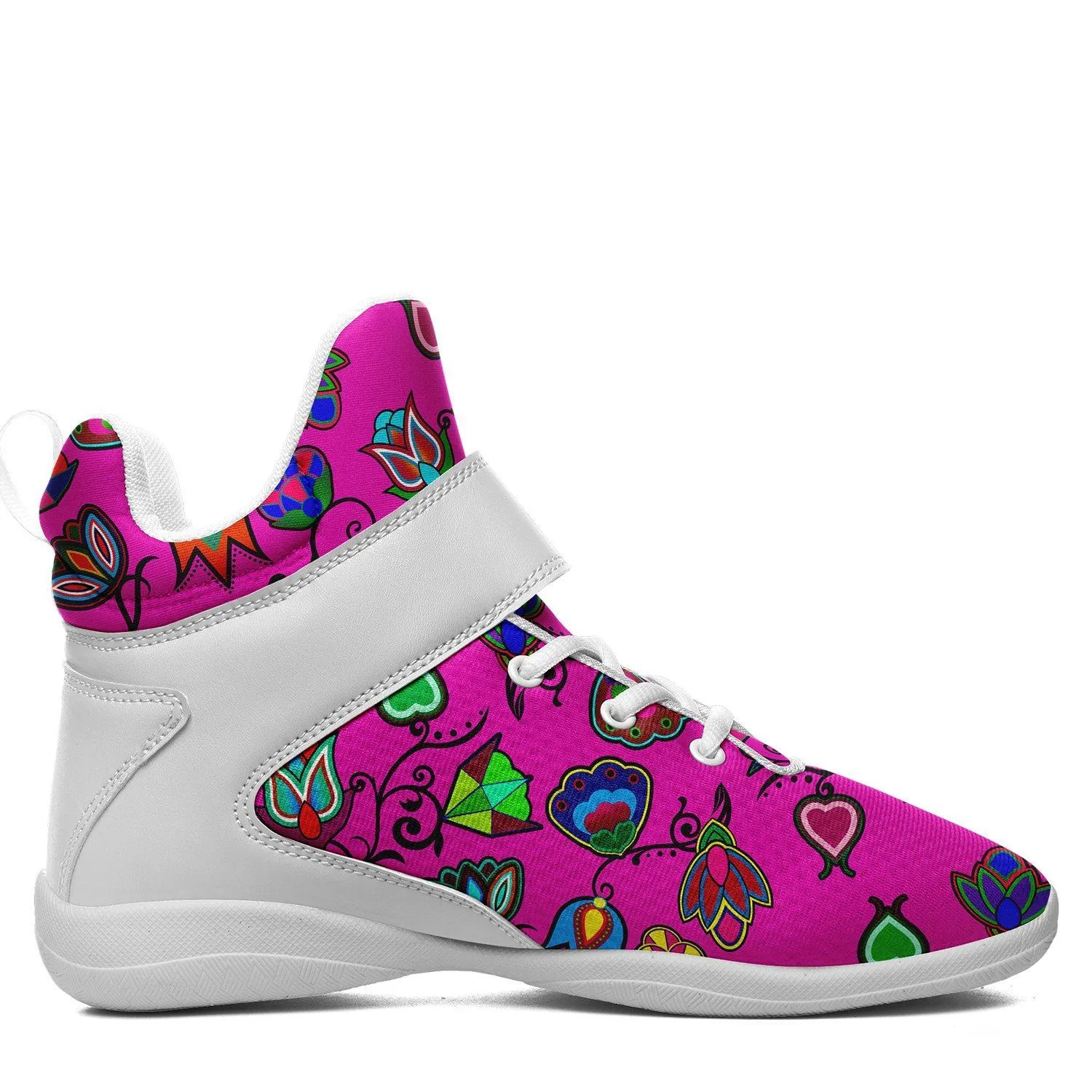 Indigenous Paisley Kid's Ipottaa Basketball / Sport High Top Shoes