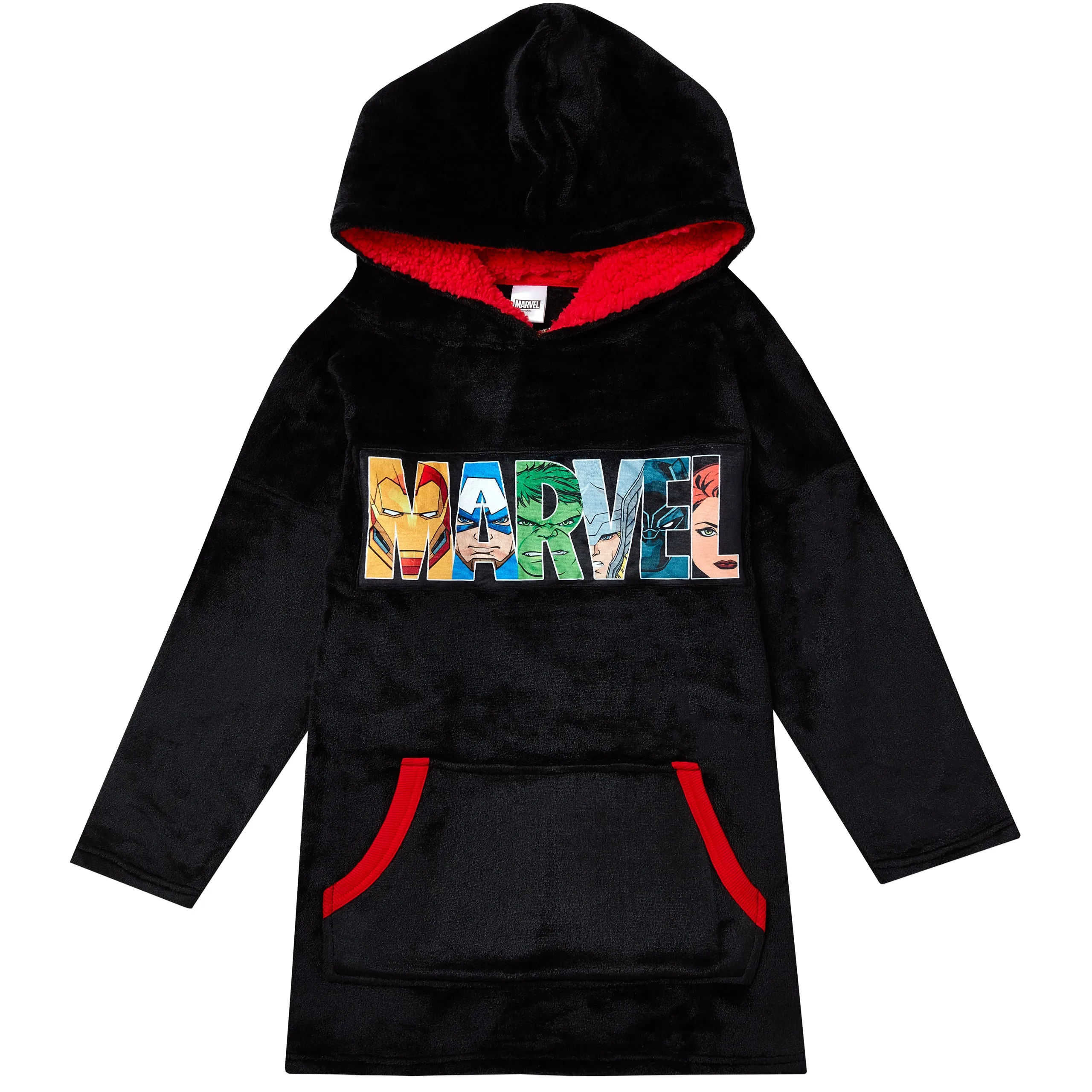 Kids Marvel Fleece Hoodie Blanket - One Size