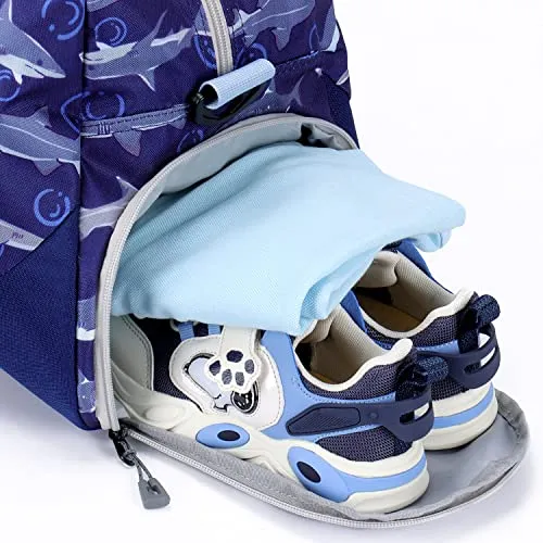 Kids Shark Duffel Bag For Travel, Sports, leisure, Camping