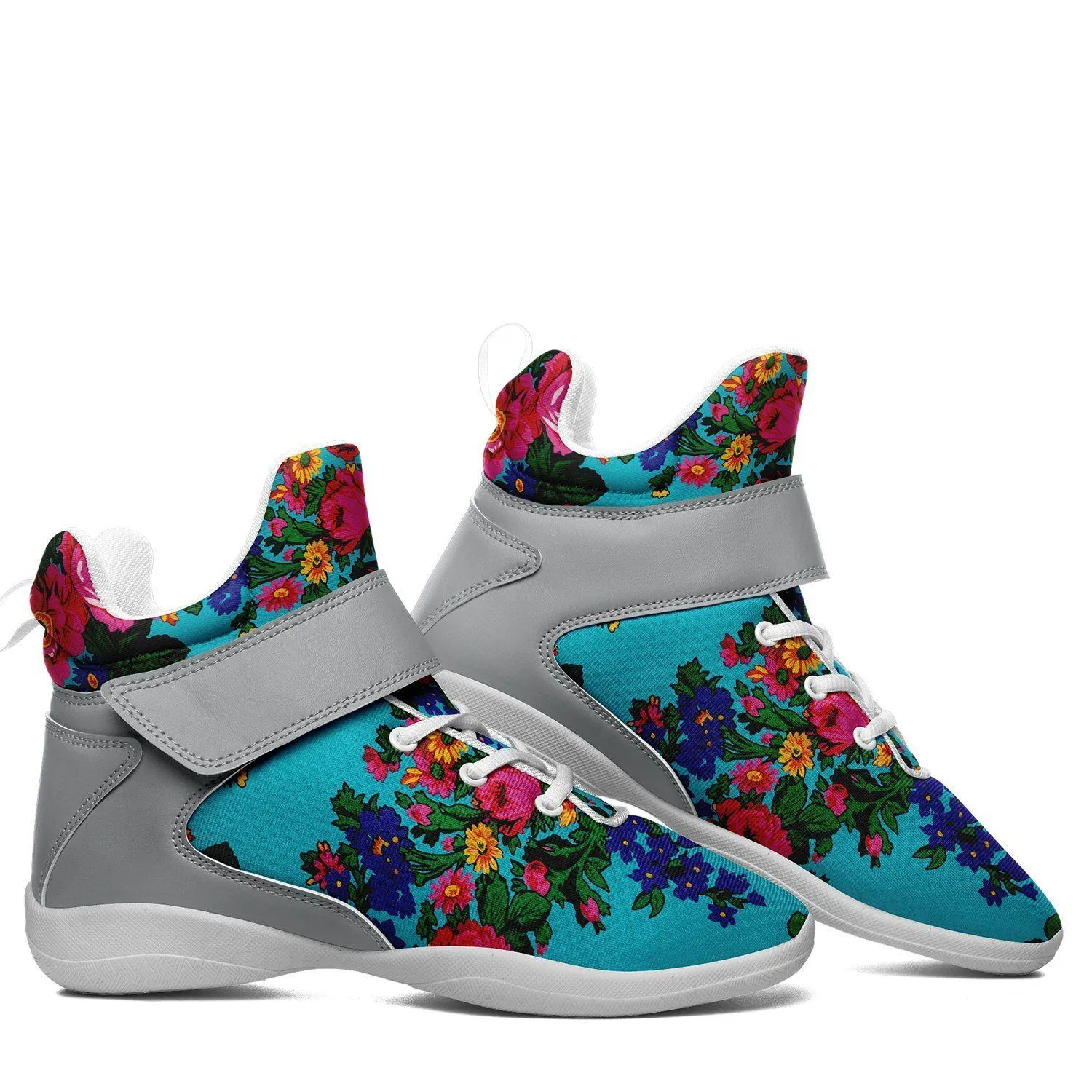 Kokum's Revenge Sky Ipottaa Basketball / Sport High Top Shoes - White Sole