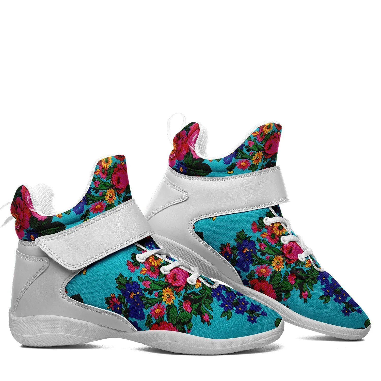 Kokum's Revenge Sky Ipottaa Basketball / Sport High Top Shoes - White Sole