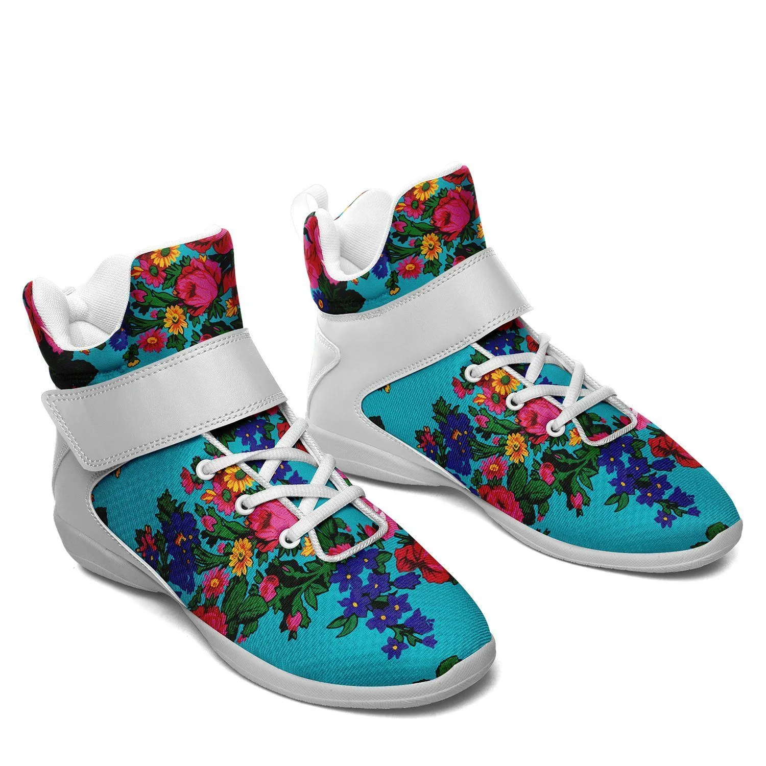 Kokum's Revenge Sky Ipottaa Basketball / Sport High Top Shoes - White Sole