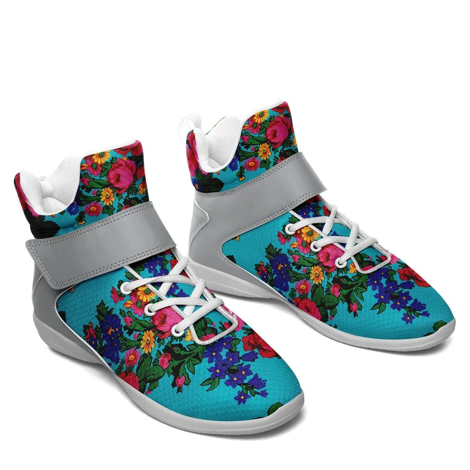 Kokum's Revenge Sky Ipottaa Basketball / Sport High Top Shoes - White Sole