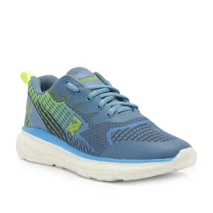 Leap7x By Liberty Kids KIMSER-EL Blue Sports Lacing Shoes