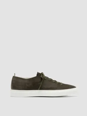 LEGGERA 001 - Green Suede Low Top Sneakers