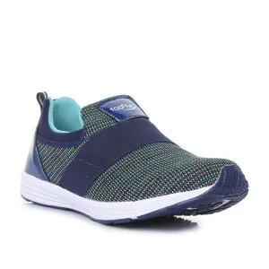 Lucy & Luke (Green) Sports Non Lacing Shoes For Kids HARPER-4 By Liberty