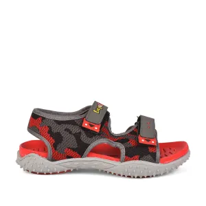 Lucy & Luke (Red) Casual Sandal For Kids RICO-17 By Liberty