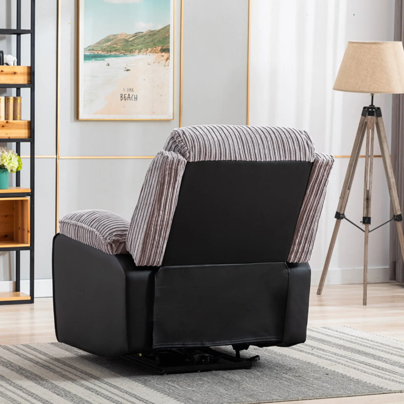 LuxeLounge Electric Recliner: Plush Comfort with Smart Control