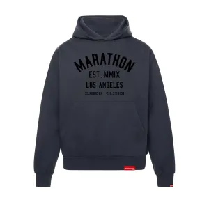 Marathon Classic Hoodie - Slate/Black