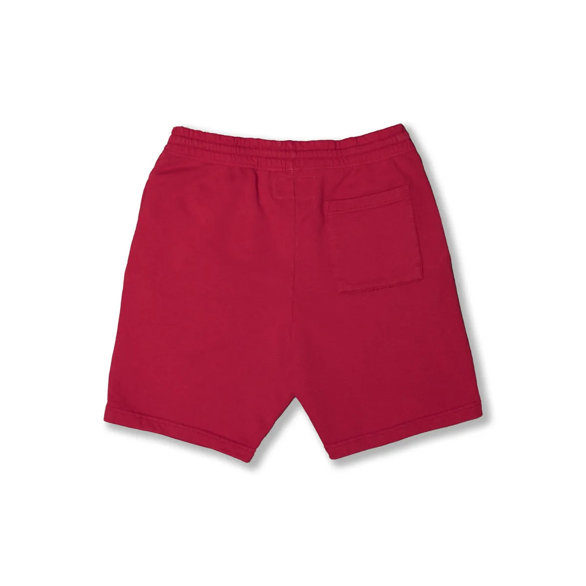 Marathon Classic Script Sweatshorts - Crimson/White