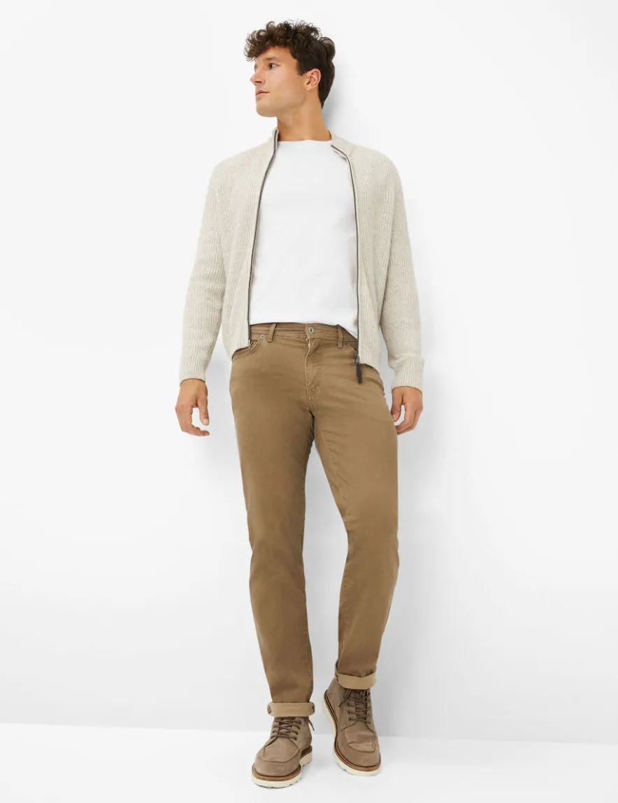 Marathon Print: Five-Pocket Pants in Straight Fit