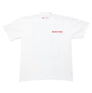 Marathon Signature Classic T-Shirt - White/Red