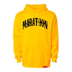 Marathon Vintage Arch Hoodie - Sports Gold/Black