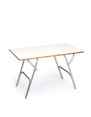 Marine grade Plywood with White Formica Boat Table 66x112cm. 2 heights 56/73cm-M600FT