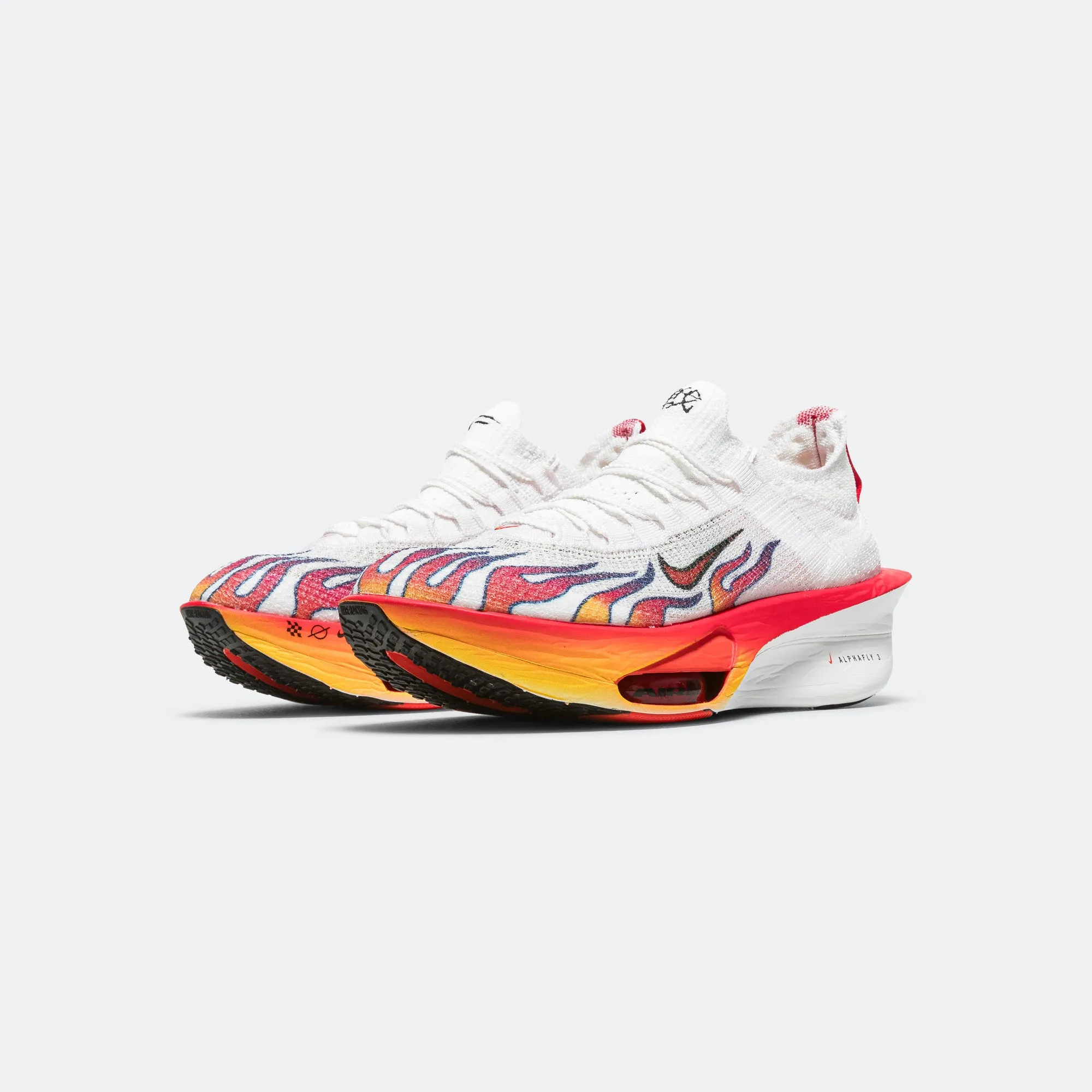 Mens Air Zoom Alphafly Next% 3 'Ekiden' - White/Habanero Flames