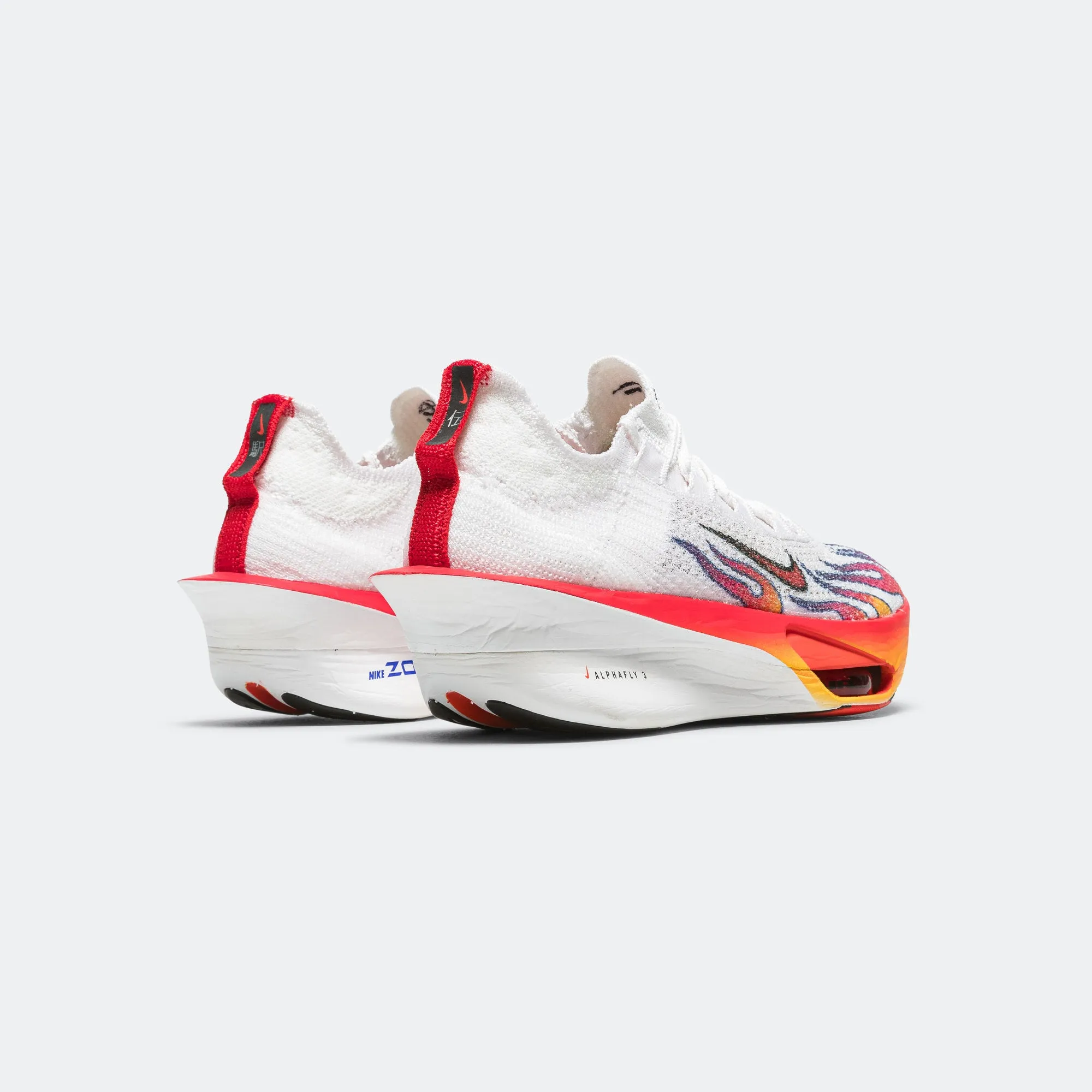 Mens Air Zoom Alphafly Next% 3 'Ekiden' - White/Habanero Flames