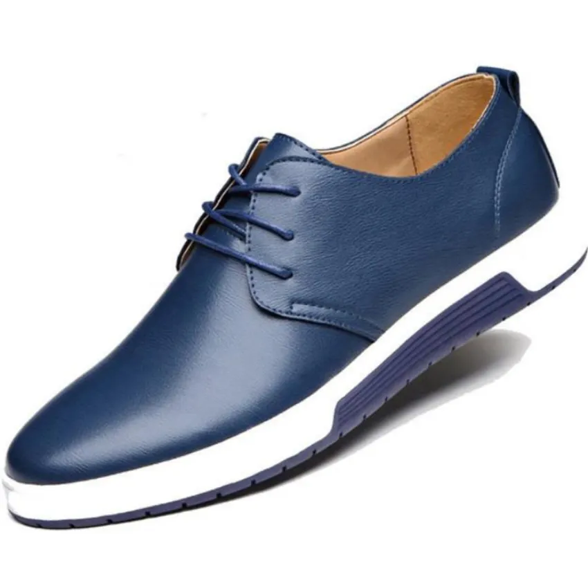 Mens Casual Everyday Wear Lace Up Shoes