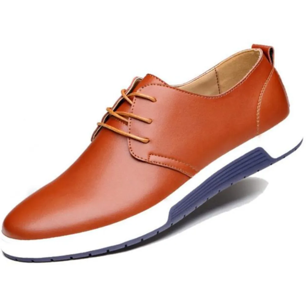 Mens Casual Everyday Wear Lace Up Shoes