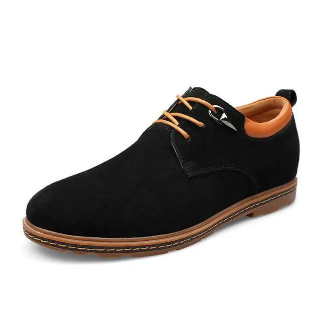 Mens Casual Lace Up Suede Shoes