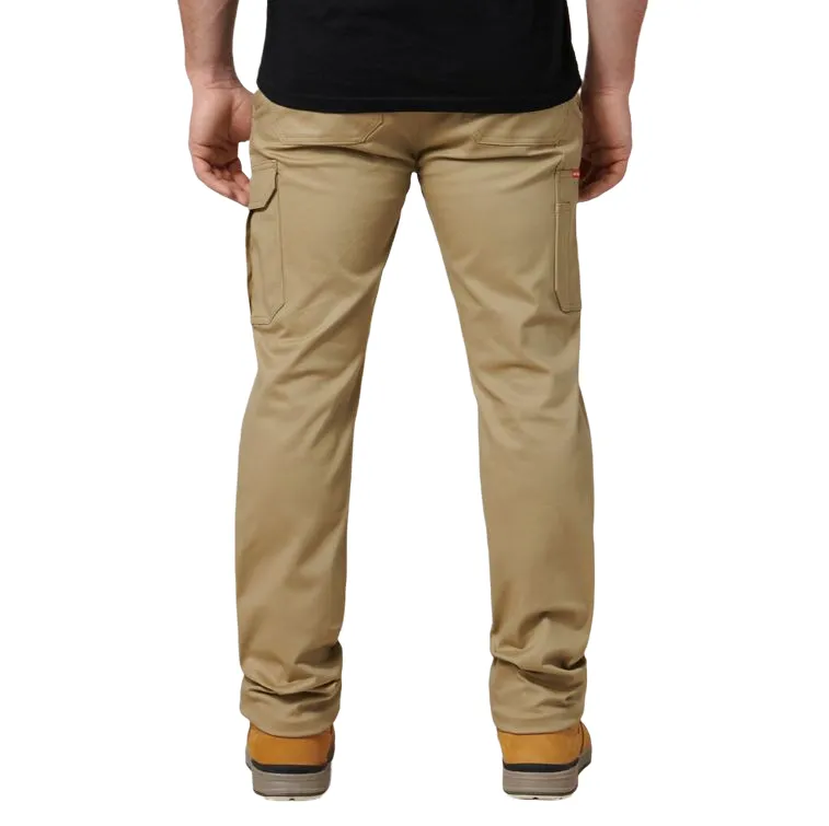 Mens Hard Yakka Core Basic Stretch Cargo Pant Workwear Khaki