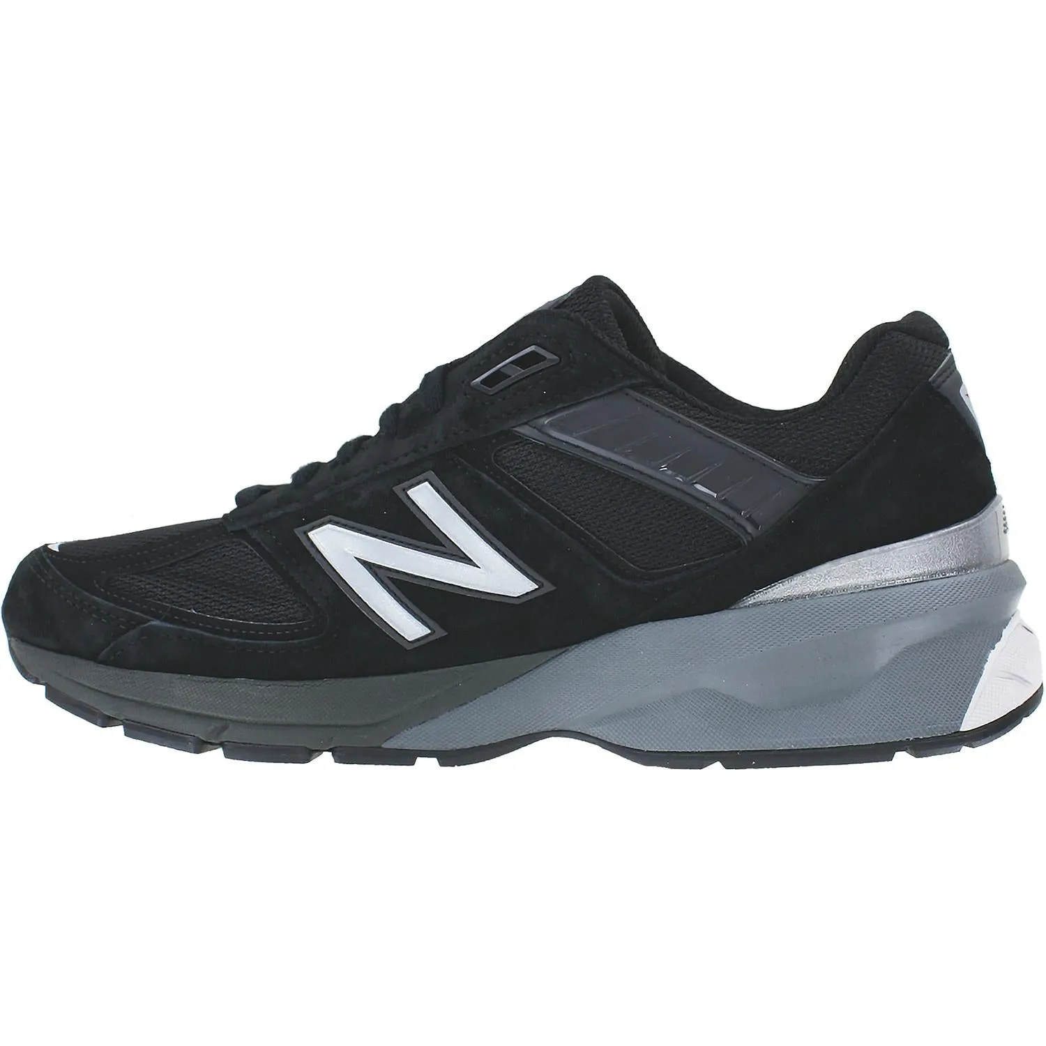 Men's New Balance M990BK5 Running Shoes Black/Silver Suede/Mesh