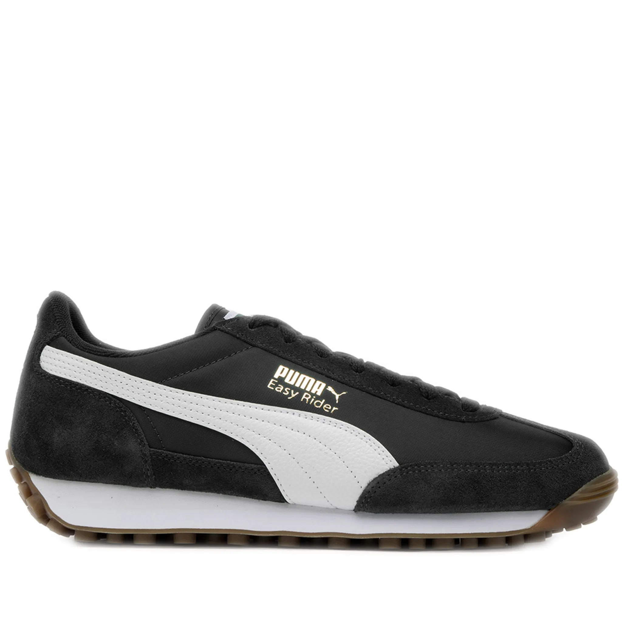 Men's Puma Easy Rider Vintage Shoes - Black/ White