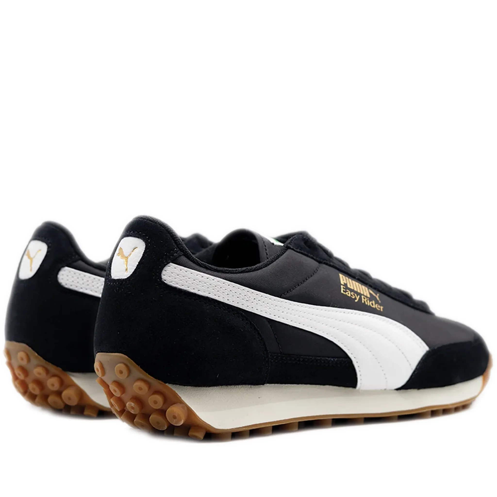 Men's Puma Easy Rider Vintage Shoes - Black/ White