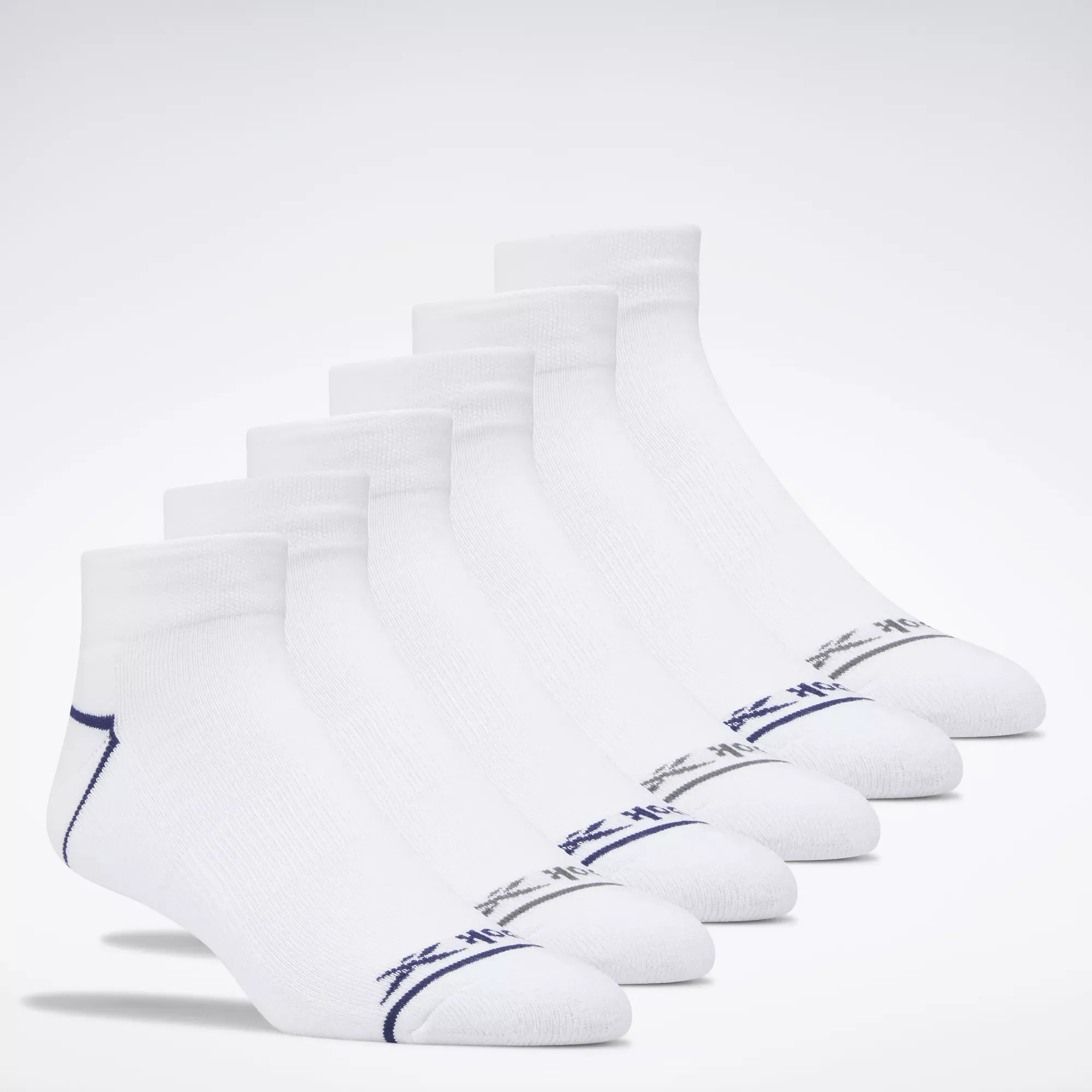 Men's Reebok Basic Quarter Socks 6 Pairs