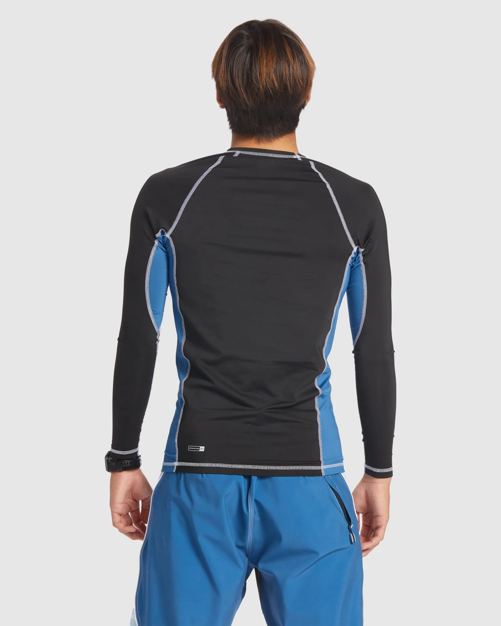 Mens Saturn Protection Long Sleeve Upf 50 Rash Vest