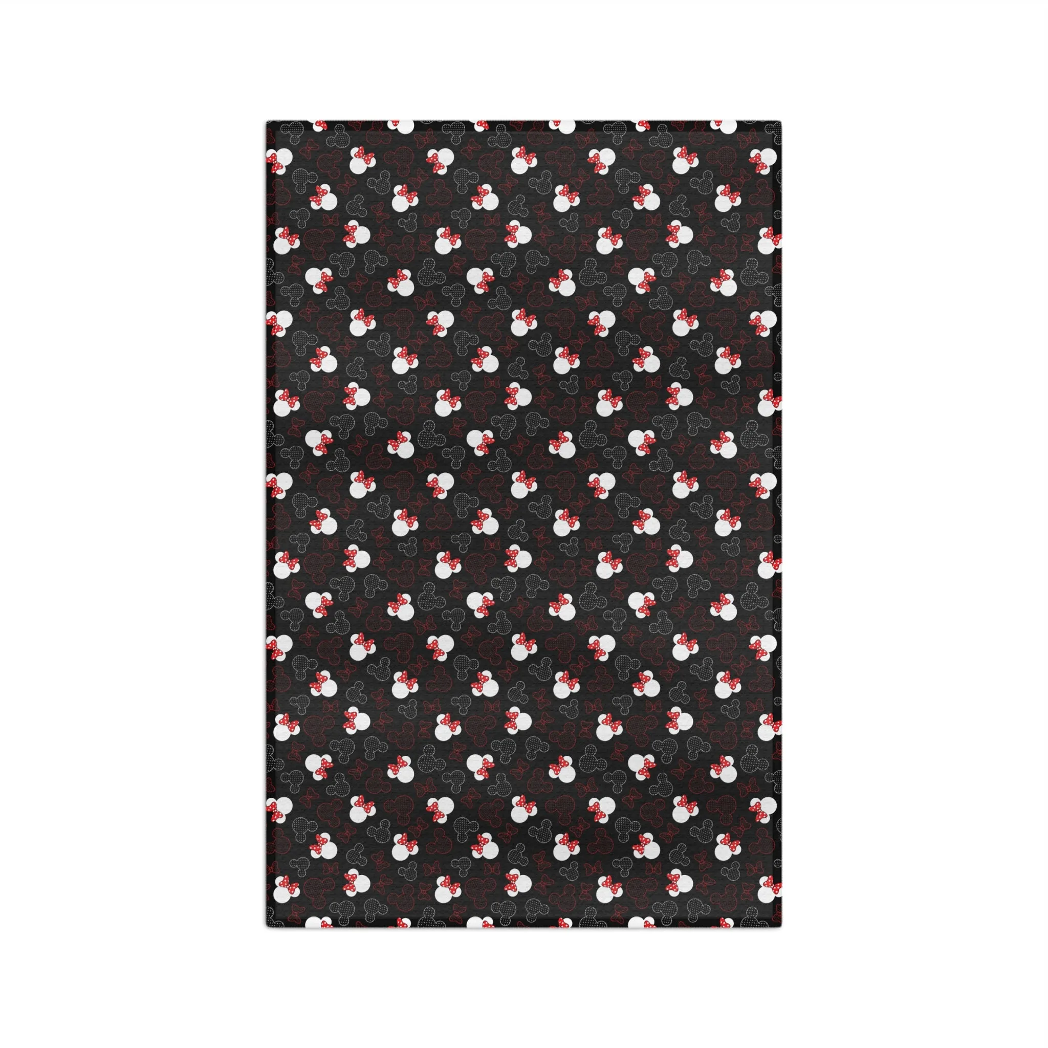 Mickey And Minnie Dots Microfiber Athletic Towel