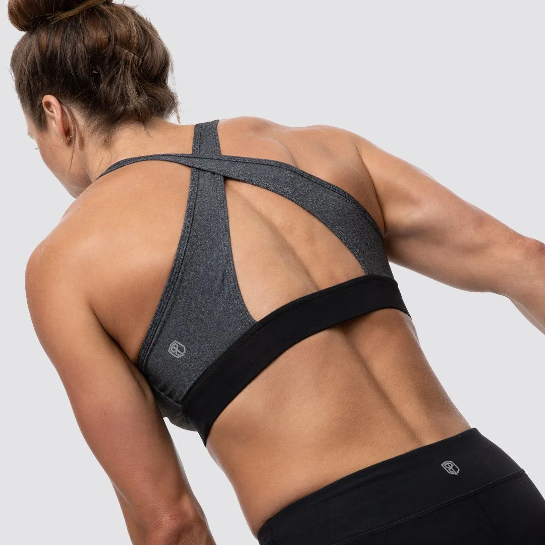 Movement Sports Bra (Heather Grey/Black)