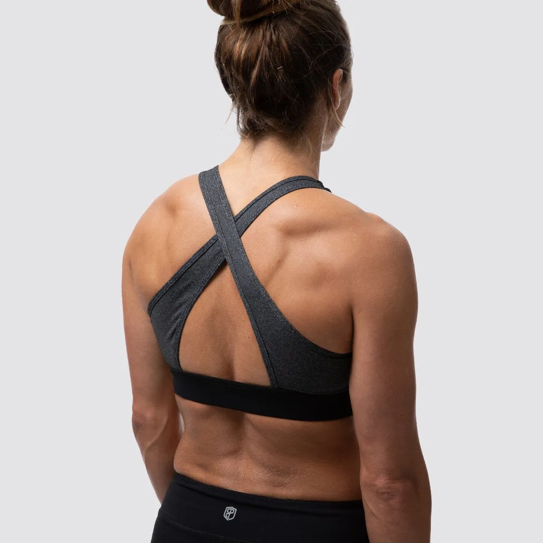 Movement Sports Bra (Heather Grey/Black)