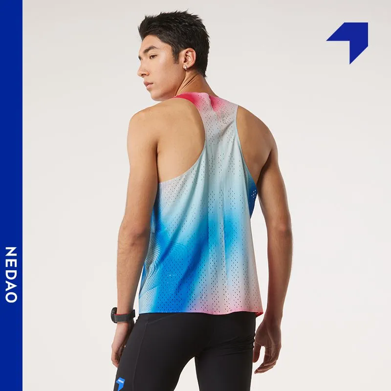 Nedao Men's QiFlow Racing Singlet - One Cut (Special Print Edition)