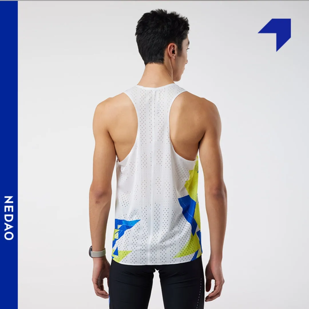 Nedao Men's QiFlow Racing Singlet - One Cut (Special Print Edition)