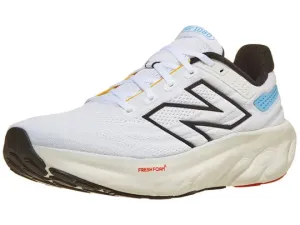 New Balance | Fresh Foam X 1080v13 | Men's | White/Black/Coastal Blue/Ginger Lemon