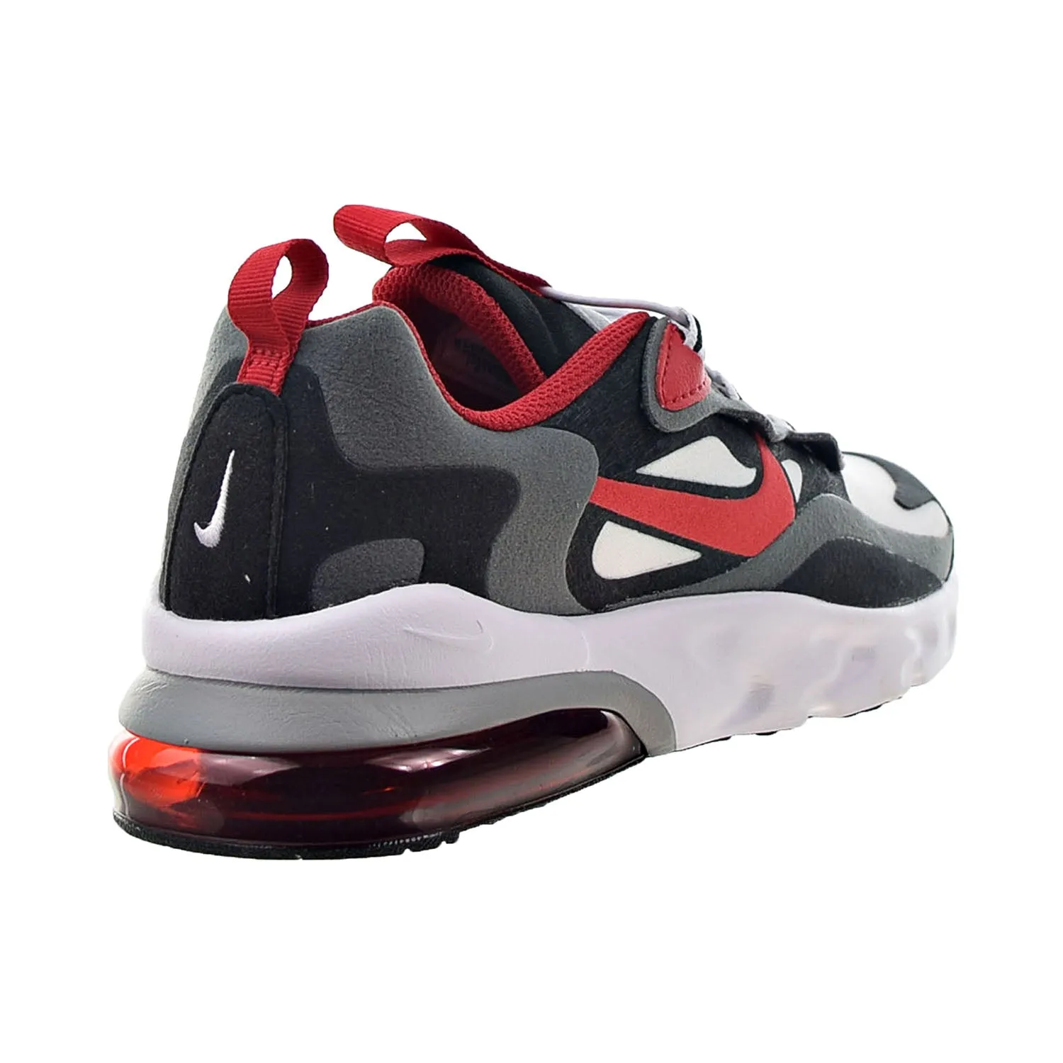 Nike Air Max 270 React Little Kids' Shoes Black-Vast Grey-University Red