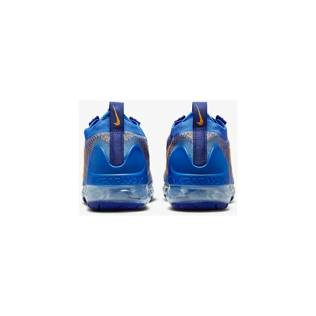 Nike Men's Air VaporMax 2021 Flyknit Shoes - Game Royal / Vivid Orange / University Blue / Deep Royal Blue