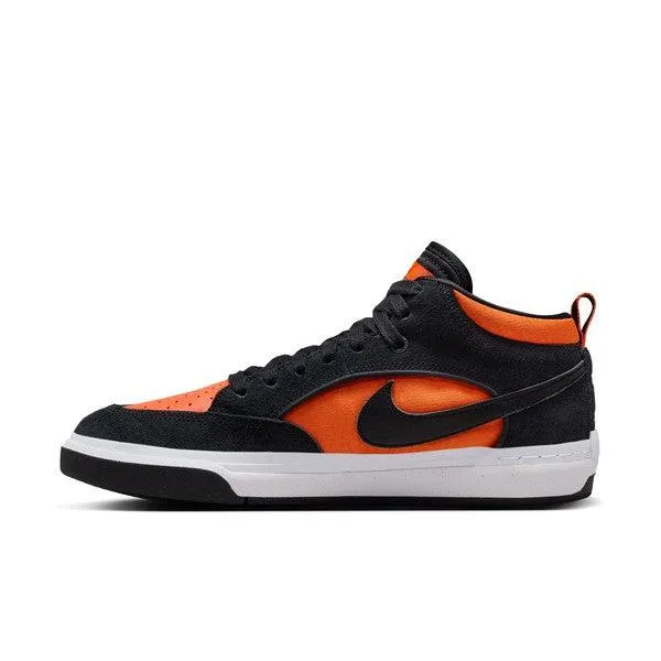 Nike SB React Leo Baker Skate Shoe Black - Orange - Electro