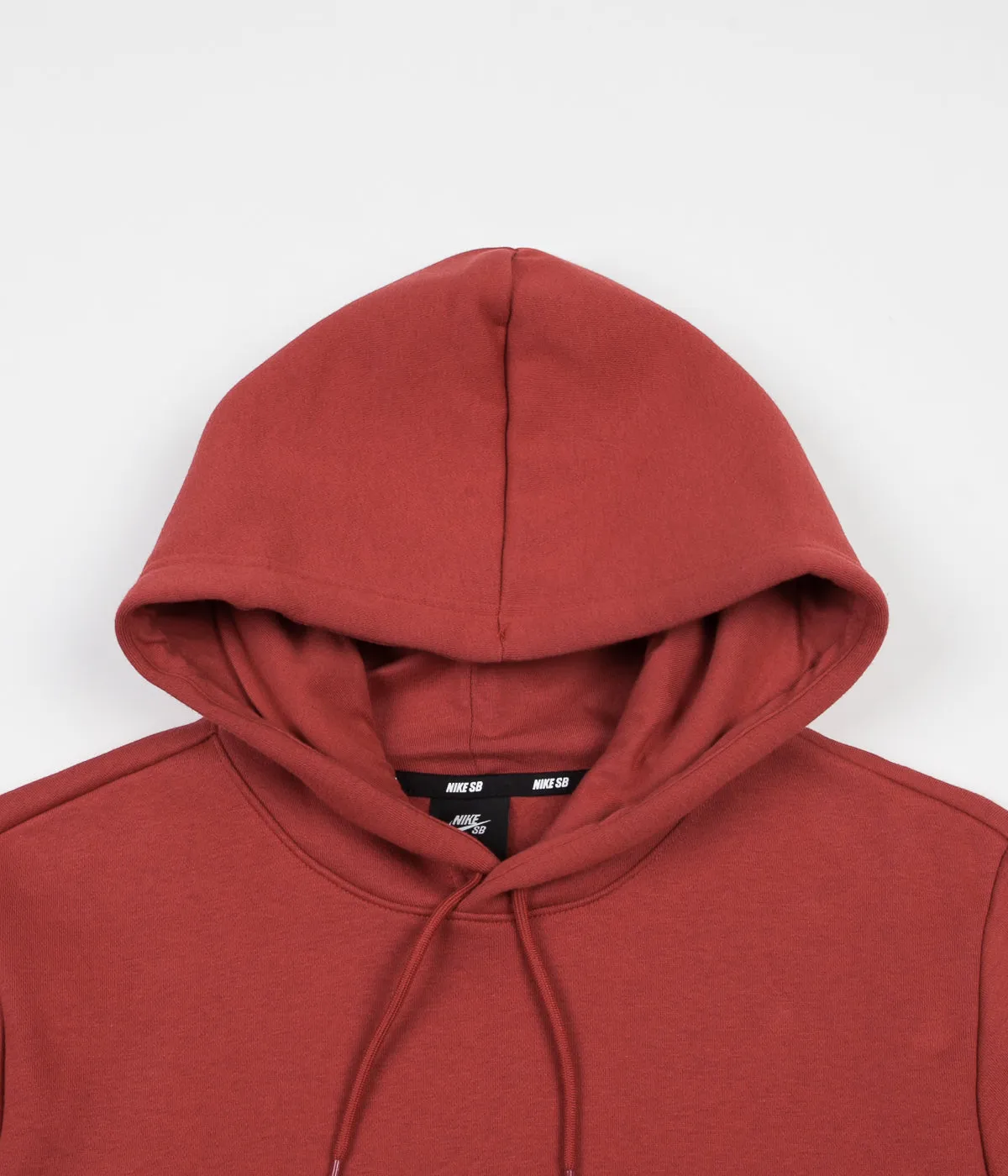 Nike SB Striped Hoodie - Team Crimson / Obsidian / Cinder Orange