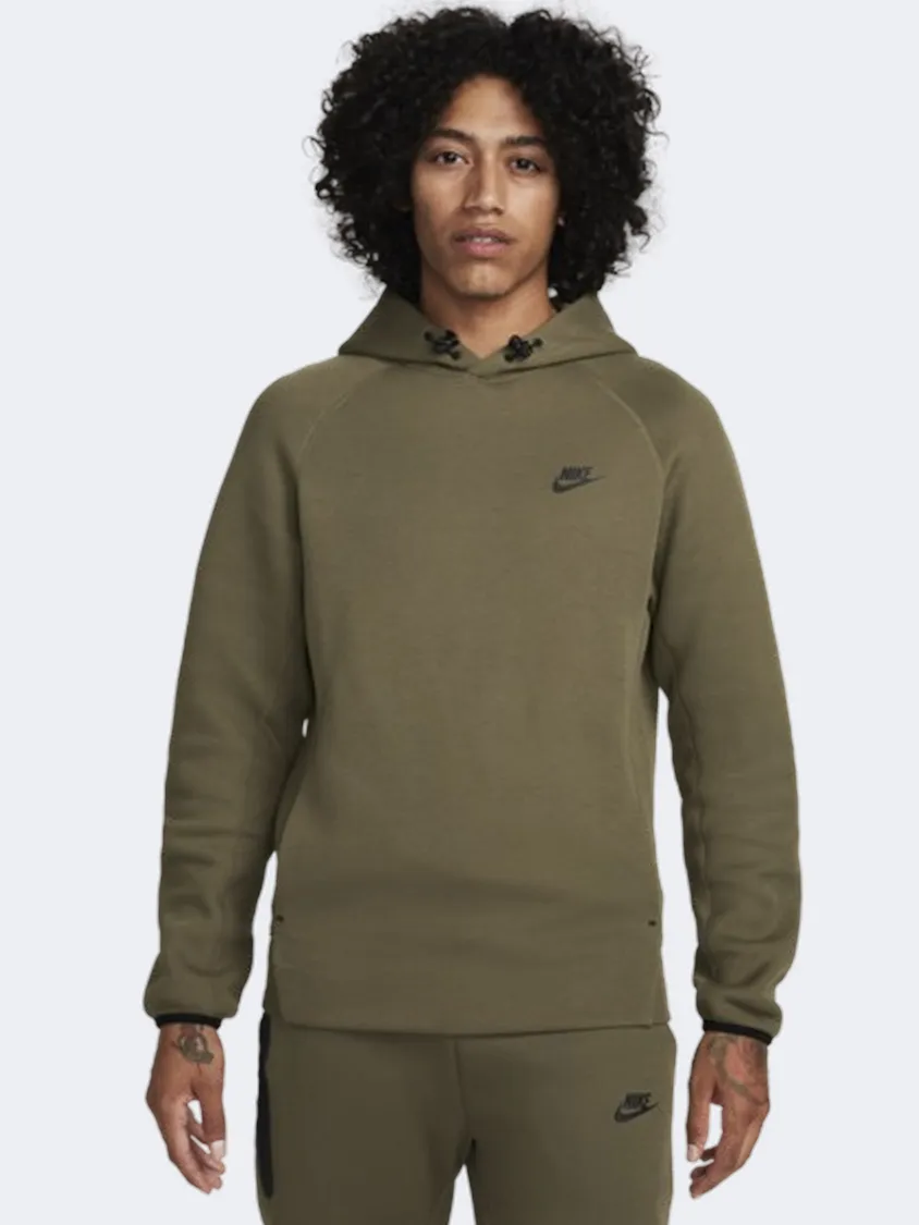 Nike Tech Fleece Men Lifestyle Hoody Medium Olive/Black