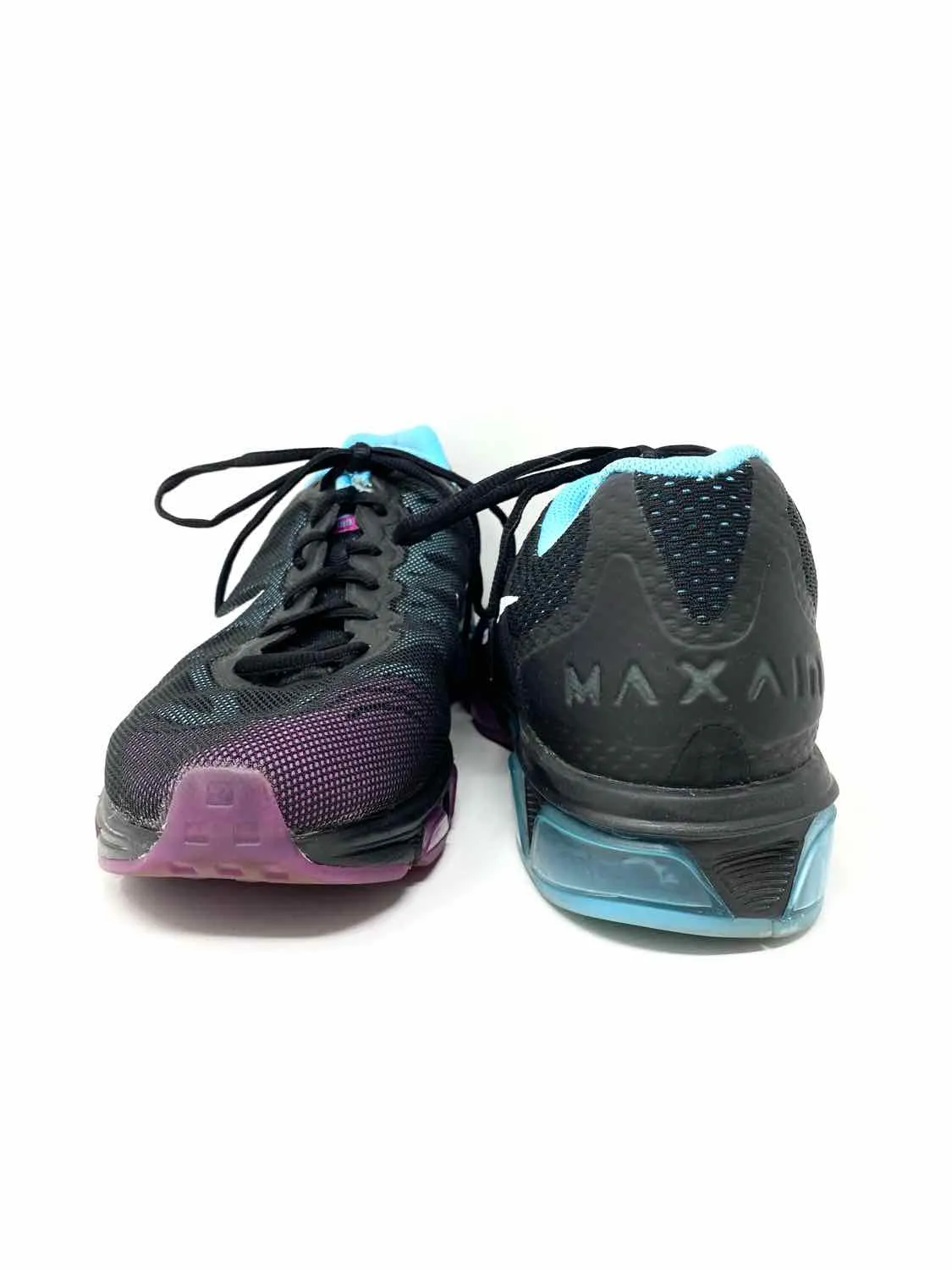 Nike Women's Black/Blue/Purple Lace-up ATHLETIC Size 11.5 Sneakers