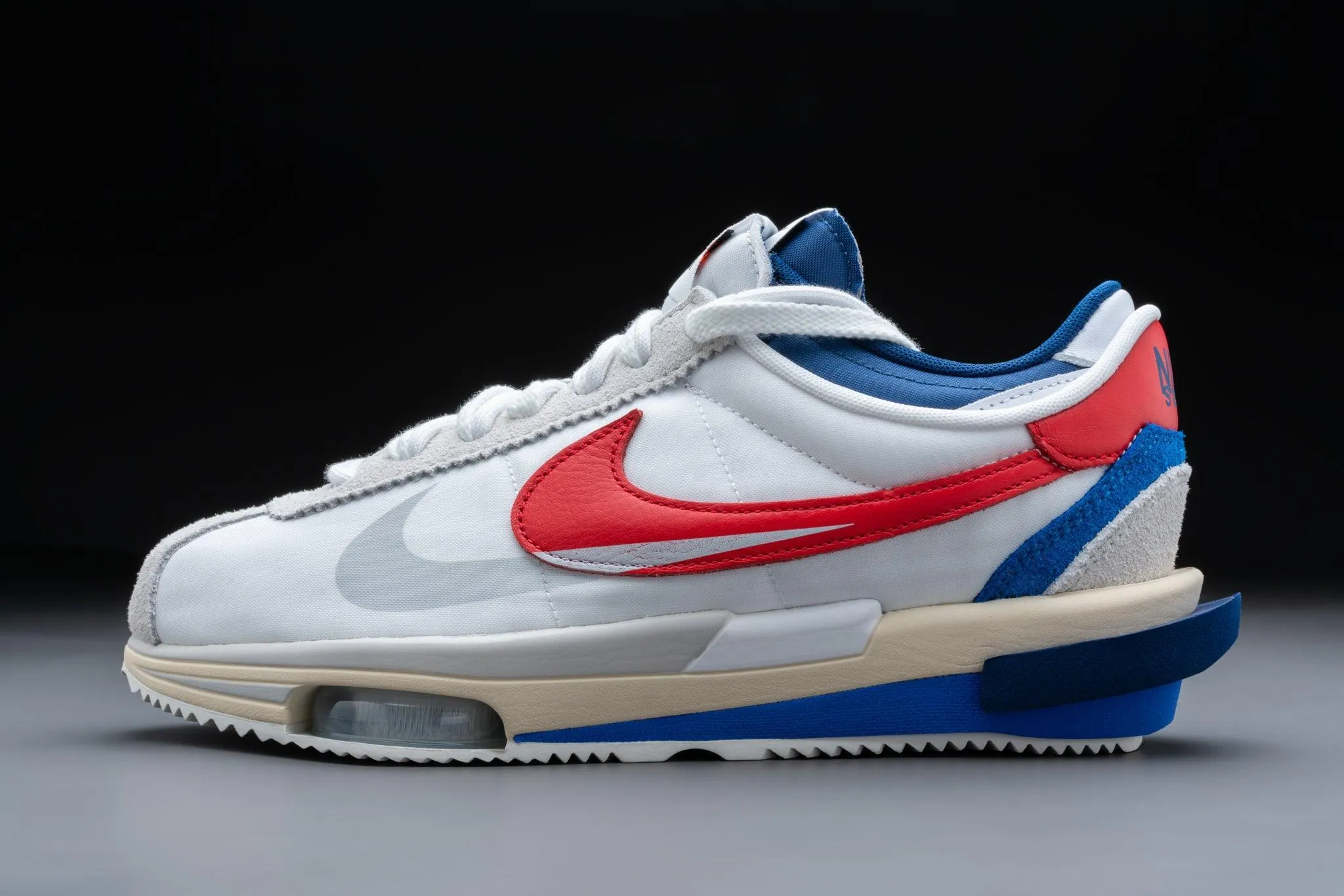 Nike Zoom Cortez SP Sacai White University Red Blue