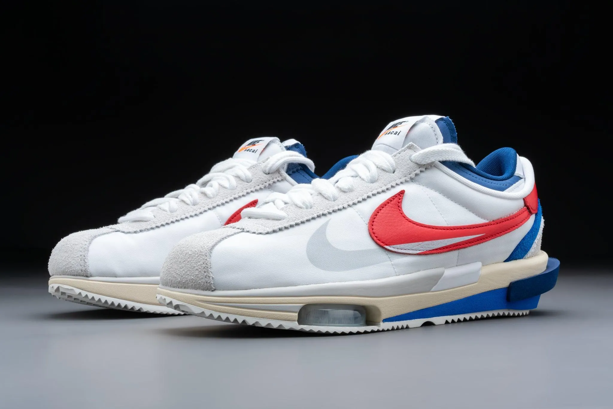 Nike Zoom Cortez SP Sacai White University Red Blue