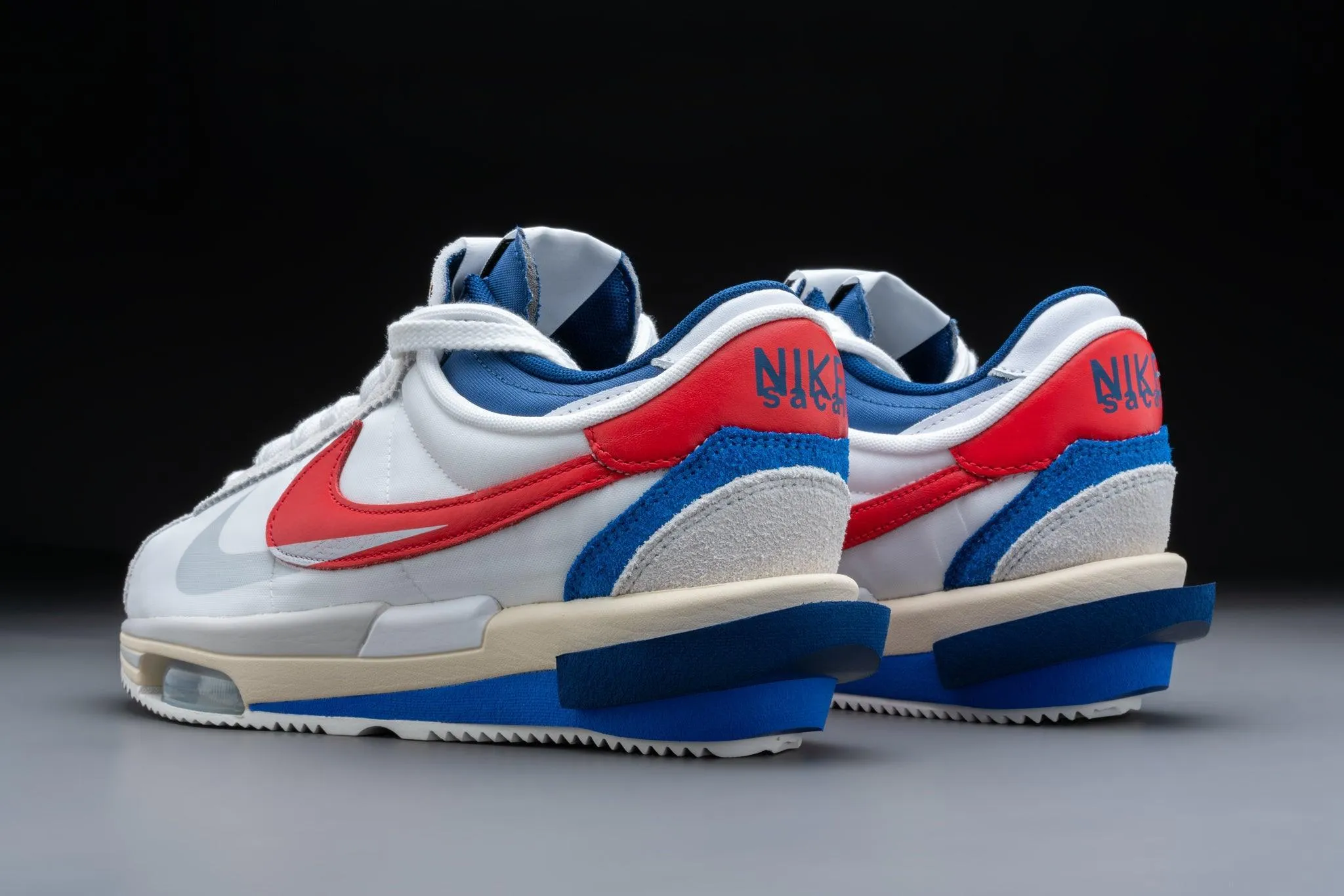 Nike Zoom Cortez SP Sacai White University Red Blue